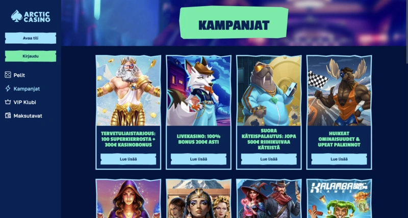 Arctic Bonuses